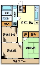 ＪＯＢビル１号の物件間取画像